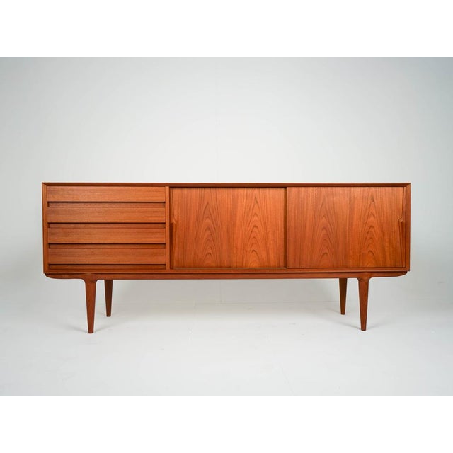 Mid-Century Teak Model #18 Sideboard by Gunni Omann for Omann Jun, 1960s For Sale - Image 15 of 15