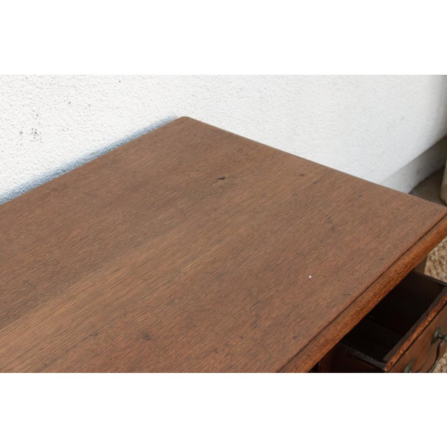 Brown 18th Century English Oak Lowboy For Sale - Image 8 of 11