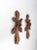 This striking pair of wall sconces by Global Views features sculptural metalwork formed into a stylized fleur-de-lis motif...
