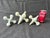 Metal 1990s Off White Cast Iron Jacks Set of 3 Decorative Objects For Sale - Image 7 of 17