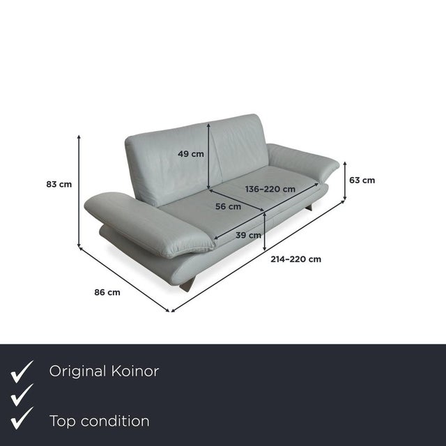 The invitingly rounded shapes and the seemingly floating legs make the Rossini series from German manufacturer KOINOR so...