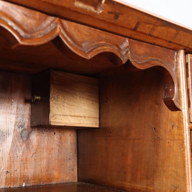 Wood Baroque Walnut Bureau with Maple Inlays For Sale - Image 7 of 16