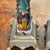 Antique Fo Dog Candleholders in Majolica and Bronze, 1800, Set of 2 For Sale - Image 4 of 15