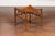 English 1920s Walnut Egyptian Revival Thebes Stool with Faux Bamboo Legs For Sale - Image 4 of 11