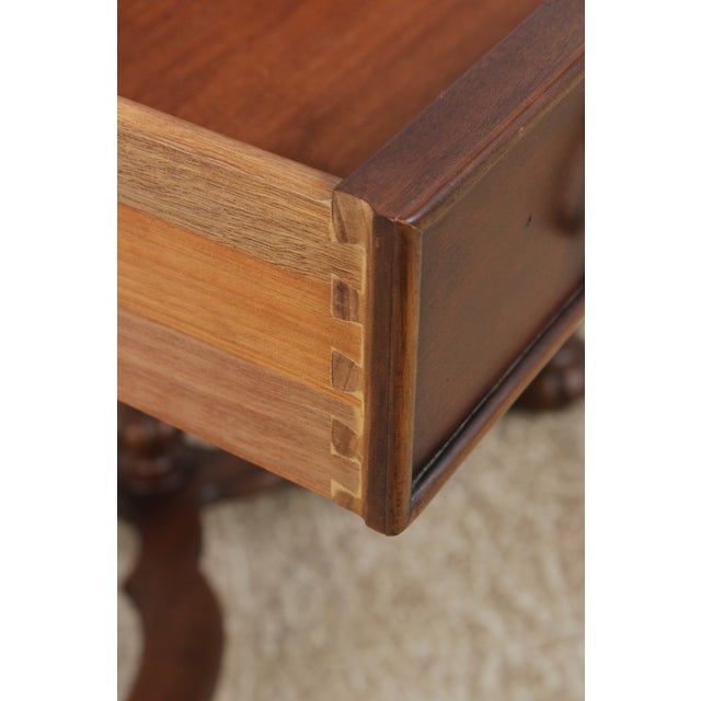 Hickory Chair Continental Mahogany Console Library Table For Sale In Philadelphia - Image 6 of 16