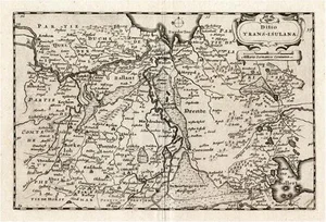 Antique Map of Overijssel by Colom, 1635