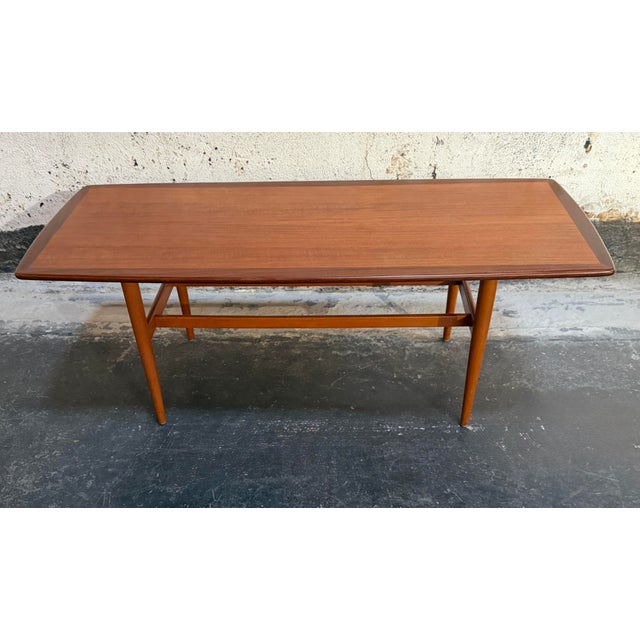 Mid-Century Modern Swedish Mid-Century Modern Teak Coffee Table For Sale - Image 3 of 12