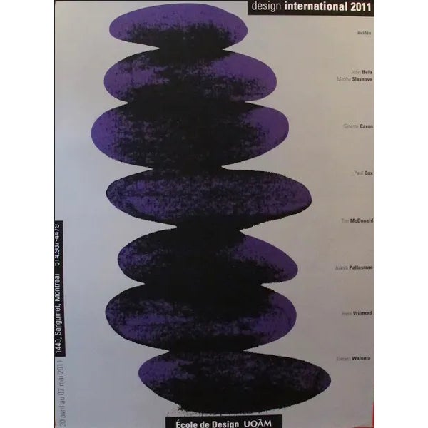 Contemporary 2011 Original Poster Design International - Alfred Halasa For Sale - Image 3 of 3