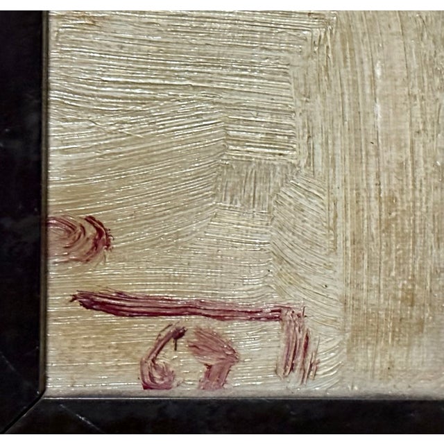 French School, Neo-Expressionist Female Nude, 1967, Oil on Canvas For Sale - Image 8 of 11