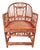 1970s Brighton Pavilion Style Tortoiseshell Bamboo & Cane Chinoiserie Armchair For Sale
