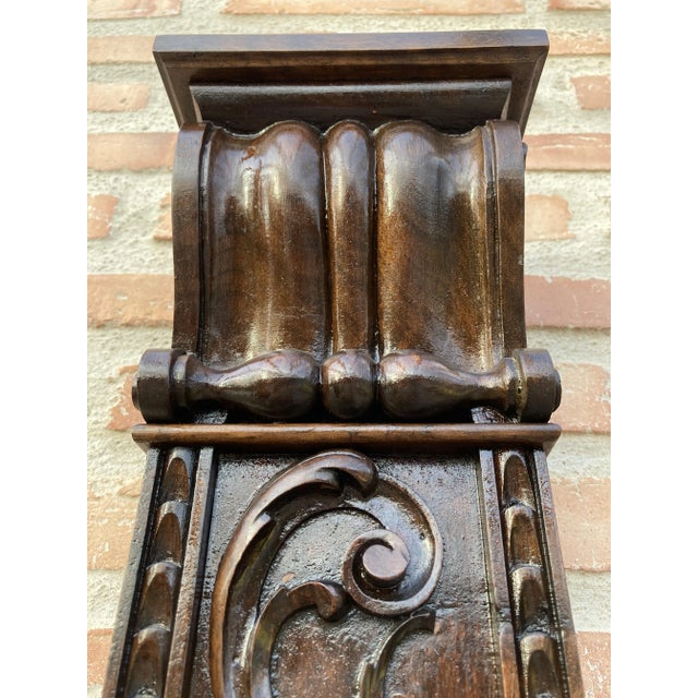 Antique Carved Oak Panels, Set of 2 For Sale - Image 10 of 18