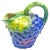 Green French Majolica Barbotine Grapes Pitchers in Purple and Green For Sale - Image 8 of 8