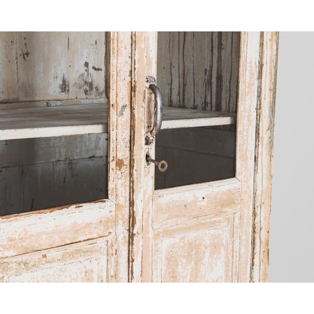 1900s French Wood Patinated Vitrine For Sale - Image 13 of 18