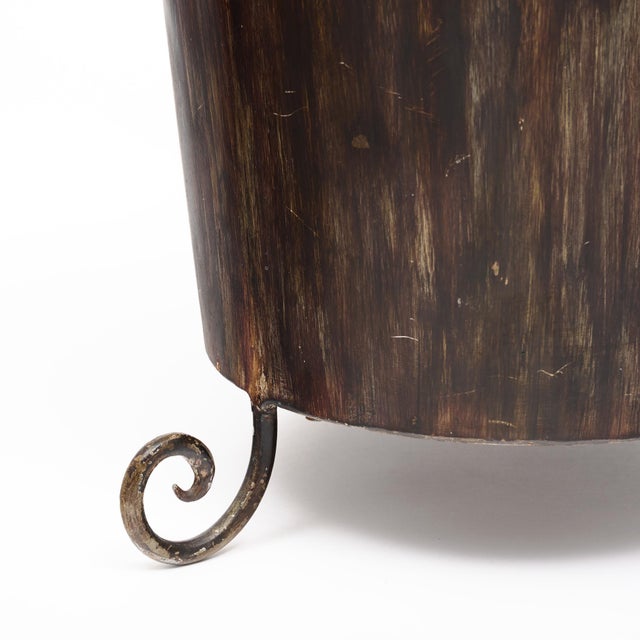 Whimsical, Vintage French Steel Vanity Chair, Circa 1950 For Sale - Image 9 of 9