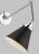 Chapman & Myers by Visual Comfort Studio Wellfleet Double Arm Cone Task Sconce, Midnight Black & Polished Nickel For Sale In Greenville, SC - Image 6 of 7
