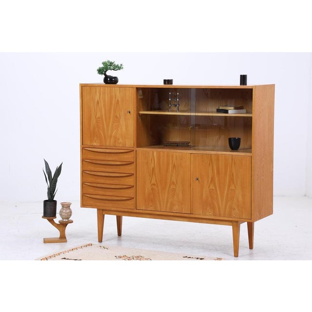 Mid-Century 602 Series Display Cabinet by Franz Ehrlich for Hellerau, 1950s For Sale - Image 4 of 16