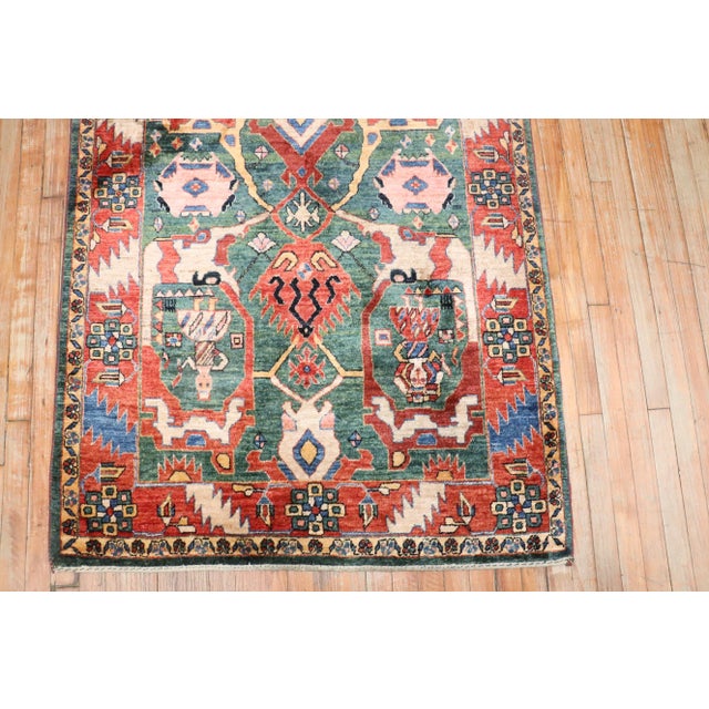 Late 20th Century Large Scale Persian Gabbeh - 3'11" x 6'5" For Sale - Image 4 of 9