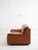 Animal Skin Carlo Bartoli Sofa in Cognac Leather for Rossi Di Albizzate For Sale - Image 7 of 11