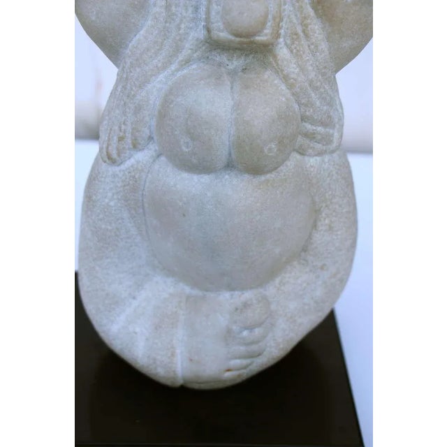 Stone Carving Monogrammed, Dated 1979 For Sale - Image 4 of 11