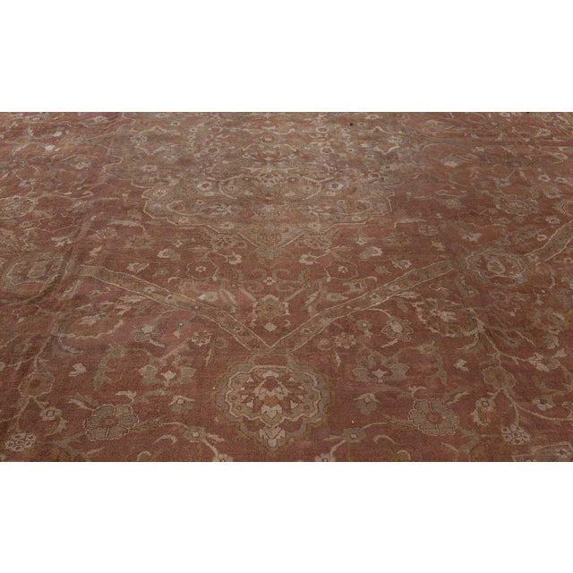 Textile Oversized Antique Indian Amritsar Rug For Sale - Image 7 of 9