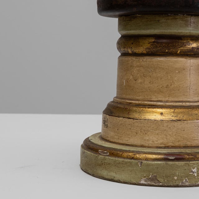 19th Century French Wooden Candlestick Holder For Sale - Image 10 of 18