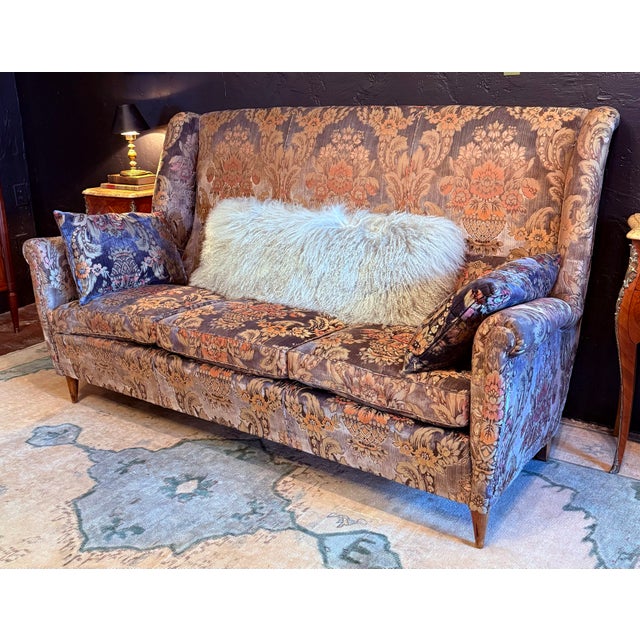 Mid-20th Century Italian Sofa in the manner of Gio Ponti For Sale In Dallas - Image 6 of 7