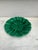 French Green Majolica Leaves Plate Clairefontaine, circa 1890.