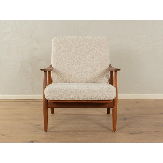 Mid-Century Modern GE 270 Lounge Chair by Hans J. Wegner for Getama For Sale - Image 3 of 9