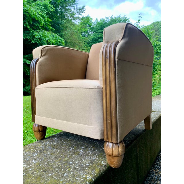 Set of Vintage Art Deco Chairs in the style of Eugene Printz, 1920s For Sale - Image 18 of 18