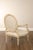 Buying & Design Italia Louis XVI Style White Oval Back Armchair For Sale - Image 12 of 12