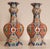 AK Dutch Delftware Delft Vases Polychrome Knob Vases Vintage Delftware Ceramic a Pair For Sale - Image 4 of 13