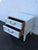French Shabby Chic Painted Nightstand Side End Table 6581 For Sale - Image 12 of 14