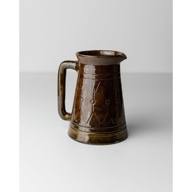 Vintage Ceramic Jug or Vase with Handle by Urbano Fontana, Italy, 1970s For Sale - Image 11 of 11