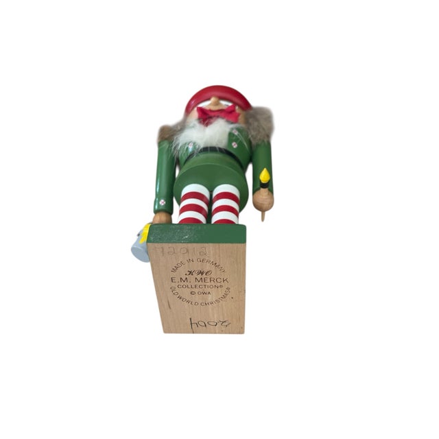 Kwo Em Merck Collection Elf Santa Helper Old World Christmas Nutcracker For Sale In Milwaukee - Image 6 of 9