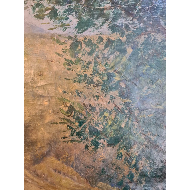 Hoshizaki Konosuke, The Nude Female Bathers, 20th Century, Impasto Oil on Canvas, Framed For Sale - Image 6 of 14