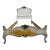 Vintage Twin Size Winnebago Manufacturing Co French Provincial Rococo Style Bed For Sale
