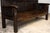 18th Century Spanish Rustic Oak Bench With Carved Panels and Dark Patina For Sale - Image 17 of 18