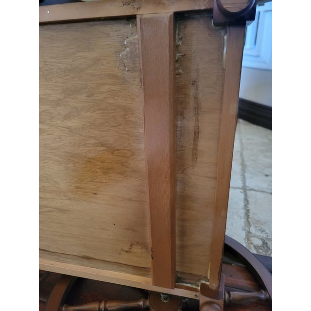 Early 20th‑century American Wooden Tea Trolley For Sale - Image 9 of 12