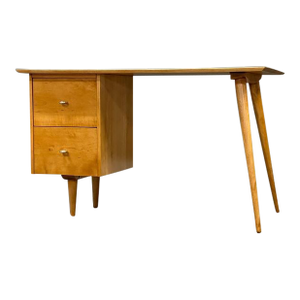 Refinished Maple Paul McCobb Planner Group Desk