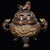 Metal Large Vintage Gilt Bronze Tripod Censer With Dragon and Beast Motifs For Sale - Image 7 of 10