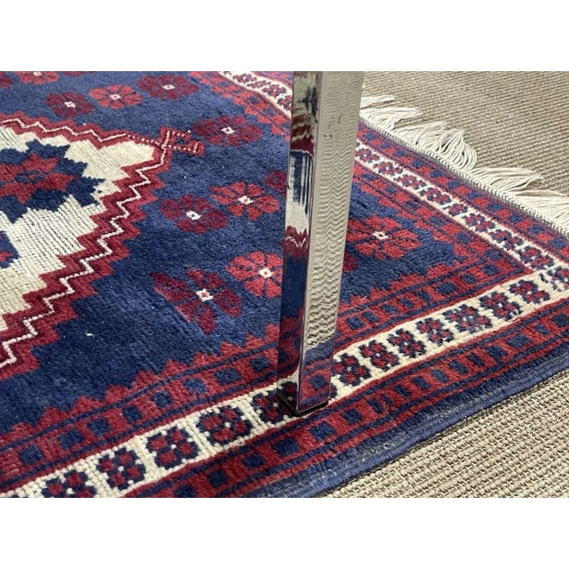 Chrome and Glass Top Coffee Table, 1980s For Sale - Image 4 of 9