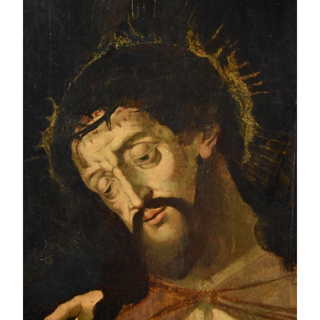 Circle of Michael Coxie (Mechelen, 1499 – Mechelen, 1592) Ecce Homo with Pontius Pilate Oil on panel (mounted on wood)...