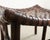 Pair of McGuire Laced Leather Rawhide Rattan Ottoman Stools For Sale - Image 12 of 18