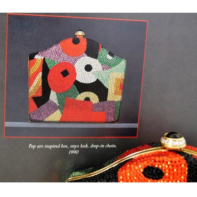 This Judith Leiber Pop Art Minaudiere was inspired by Russian painter Popova’s abstract paintings from 1990 is a book...