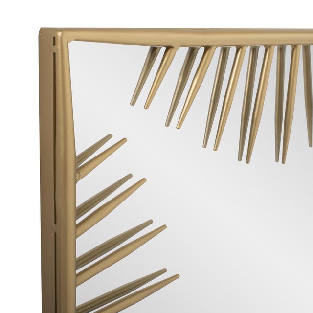 Metal Robin Baron Bambrick Square Mirror For Sale - Image 7 of 11