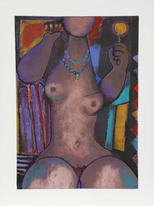Remo Farruggio, "Woman Eternal," Lithograph
