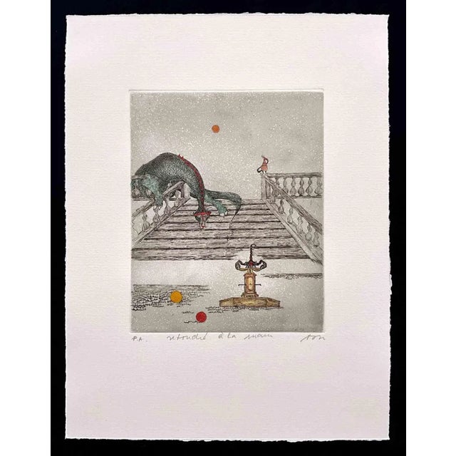 Ossi Czinner, Untitled, Lithograph, 1980 For Sale