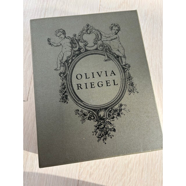 Olivia Riegel Art Deco Pearl and Crystal Rhinestone Silver Picture Frame in Box, 4x6 For Sale In New York - Image 6 of 7