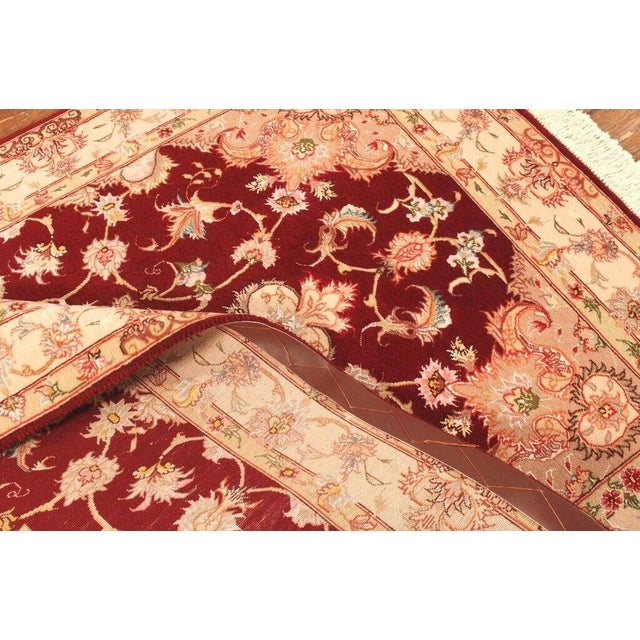 Textile Middle Eastern Rug in Wool For Sale - Image 7 of 11