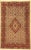 Red Hand-Knotted Middle Eastern Wool Bridge Rug For Sale - Image 8 of 8